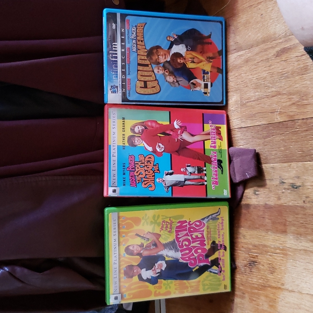Austin Powers series dvds